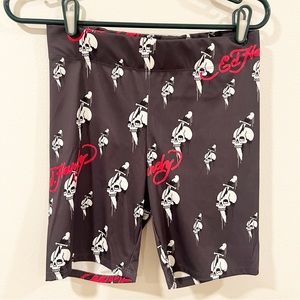 ED HARDY skull with knife biker shorts nwt size medium